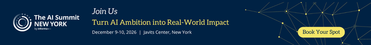 The AI Summit New York — Join Us, December 9–10, 2026, Javits Center, New York